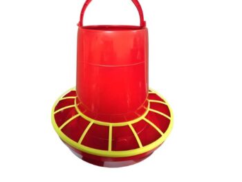 comedero tolva de 10 kg con rejilla plana